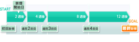 禁煙治療スケジュール